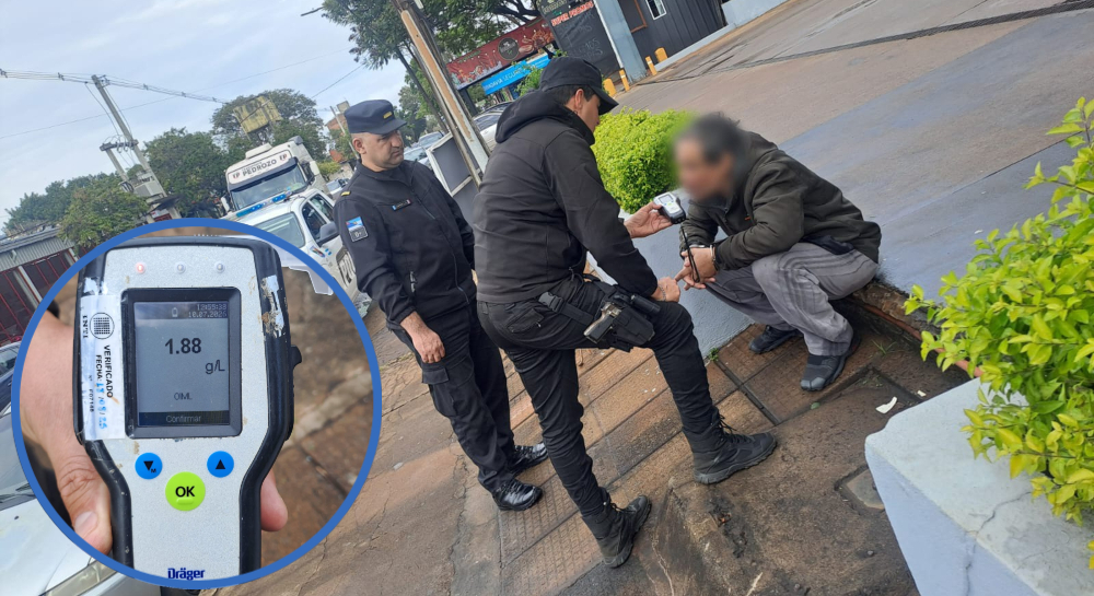 Un conductor alcoholizado chocó contra una camioneta de la Municipalidad de Posadas