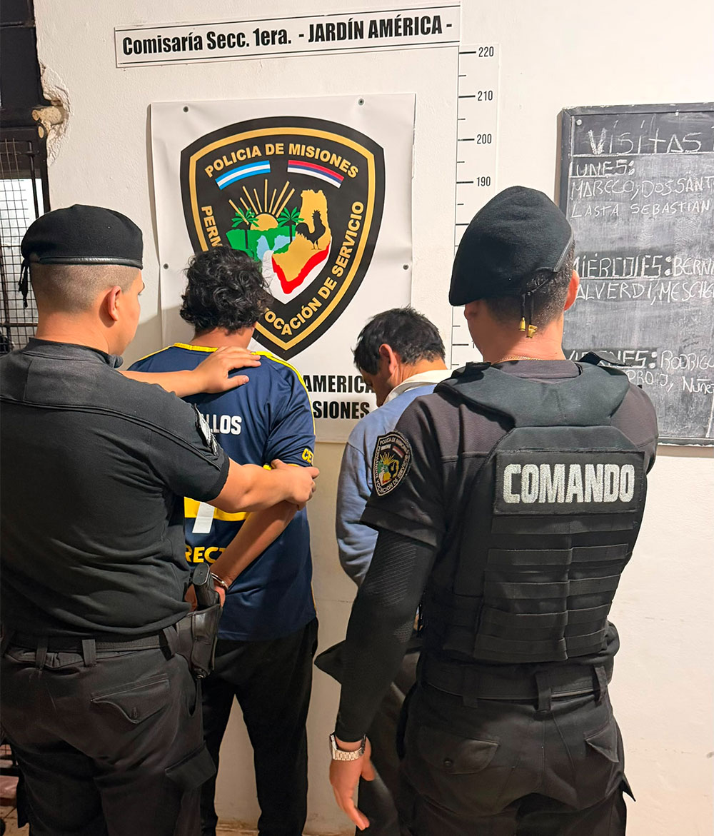 Detuvieron a dos hombres que circulaban en un camión alcoholizados y armados