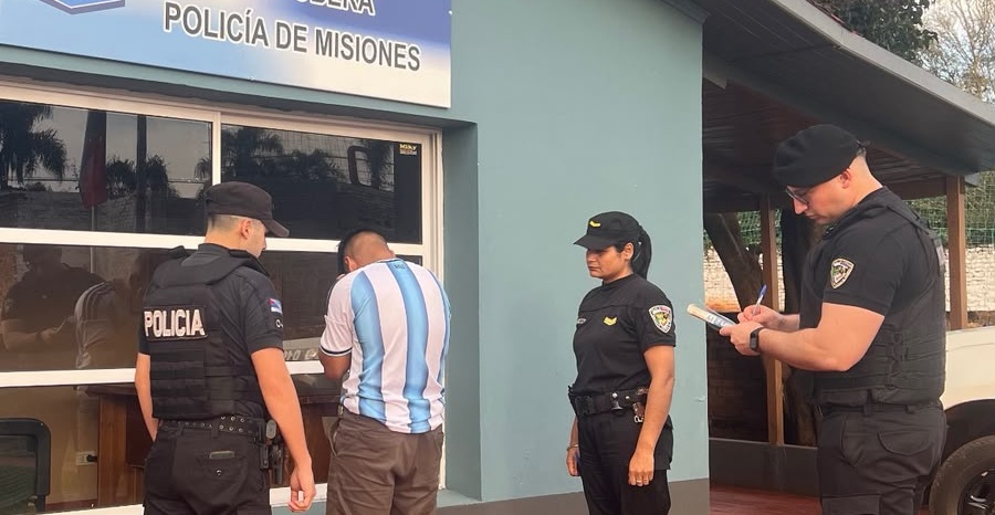 Amenazó de muerte a su cuñado, lo hirió con un cuchillo en la mano y terminó detenido