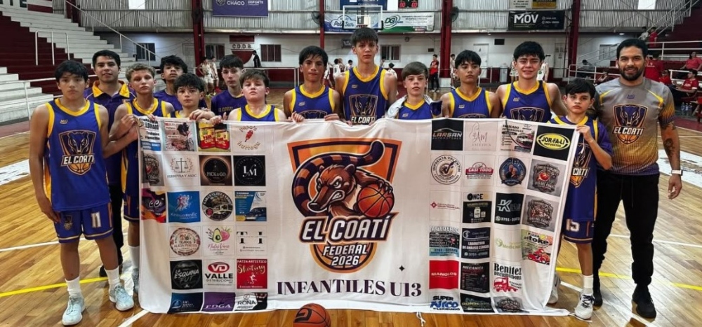 El Coatí, a paso firme en la Liga Federal U13