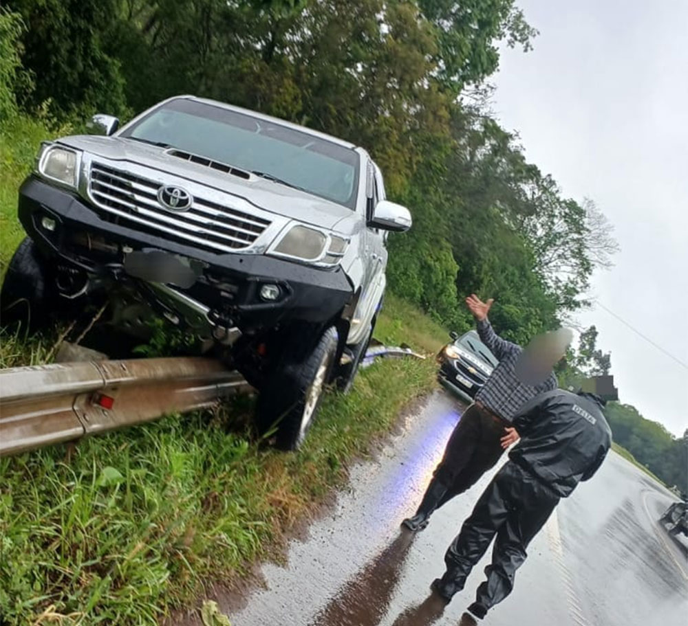 Perdió el control en la ruta 14 y terminó demorado por alcoholemia positiva