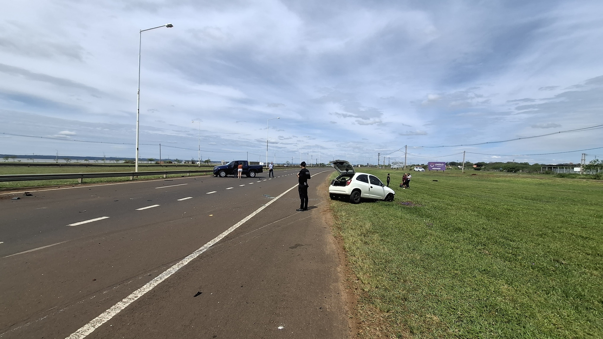 Choque en el Acceso Sur de Posadas dejó a una mujer herida