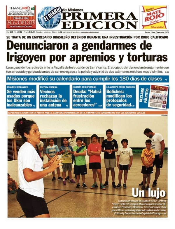 TAPA Jueves 13-02-20