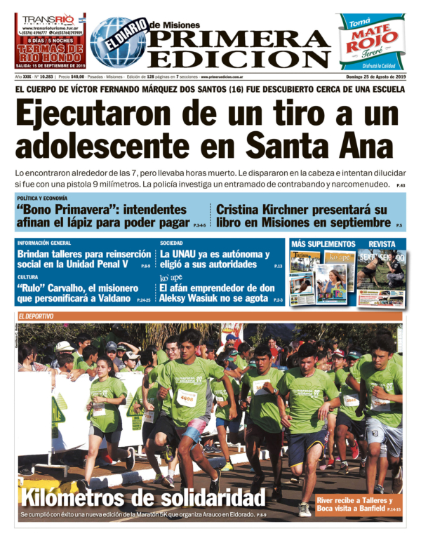 TAPA 25/08/2019