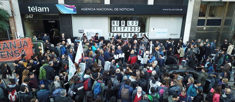 Instan a Macri a retrotraer la situación en Télam