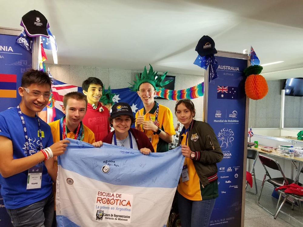 Argentina logró el puesto 13 entre los 196 mejores del Mundial de Robótica