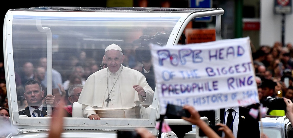 El papa Francisco no es “bienvenido” por todos en Dublín