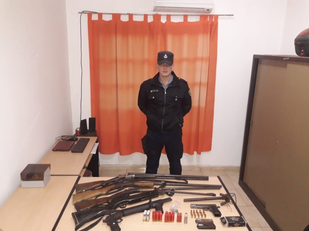 La Policía incautó 13 armas de fuego