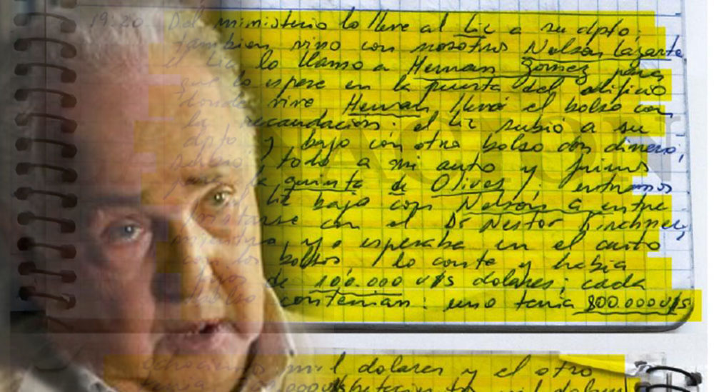 El hombre que entregó los cuadernos rompió el silencio: “Eran una papa caliente”