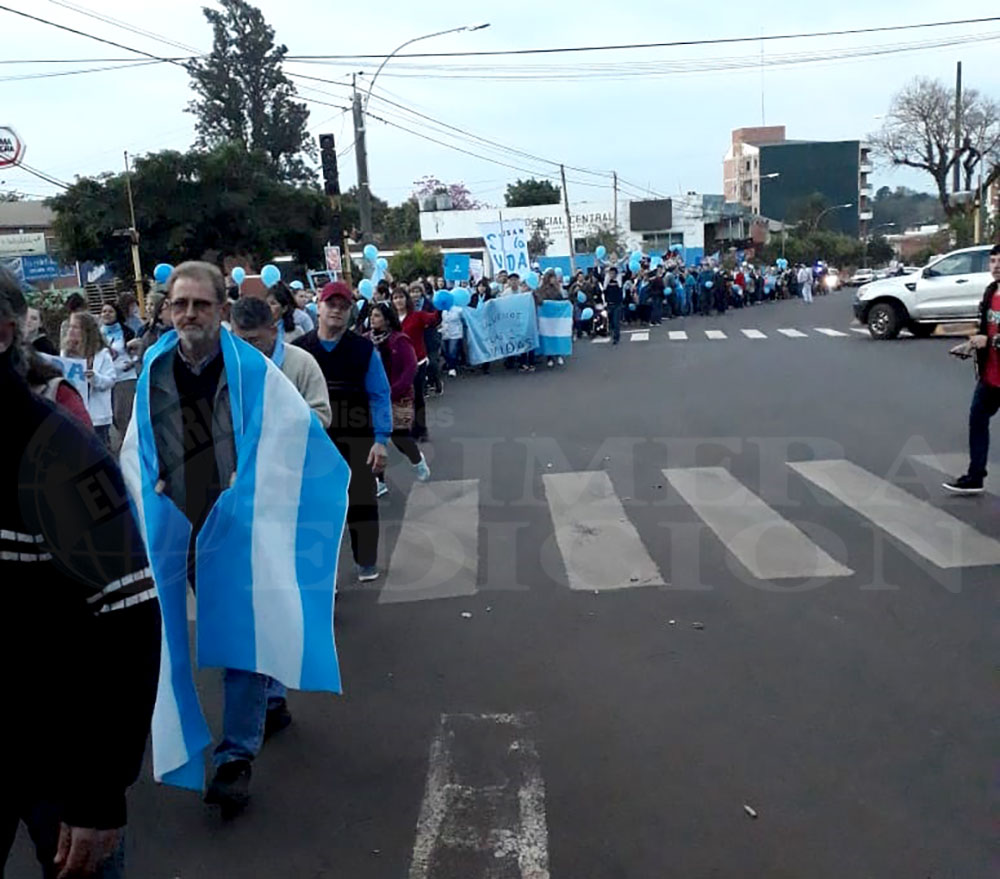 Movilizaciones contra la legalización del aborto en Misiones
