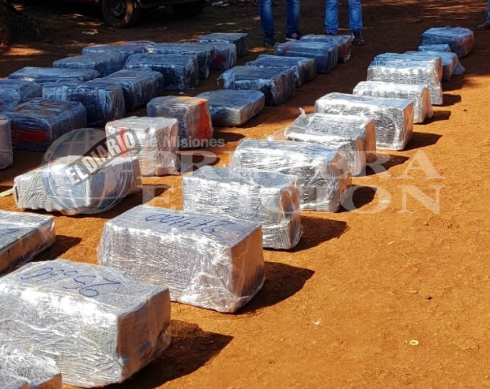 Crimen narco: encontraron casi dos toneladas de marihuana en Roca