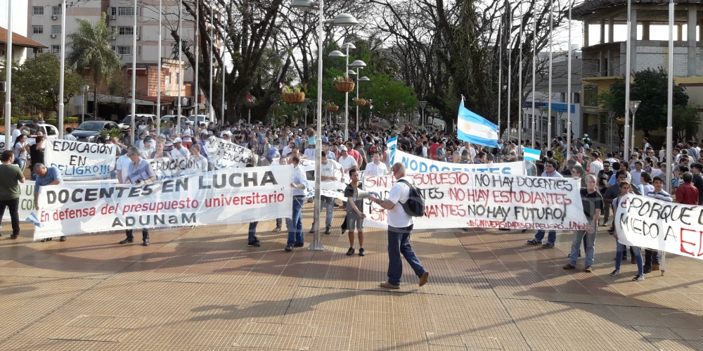 El reclamo por la Universidad se sintió en toda la provincia