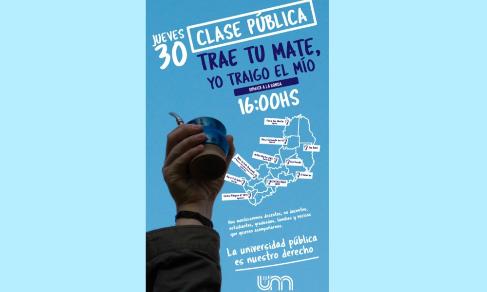 Universidad: este jueves habrá clases públicas en diez localidades de Misiones
