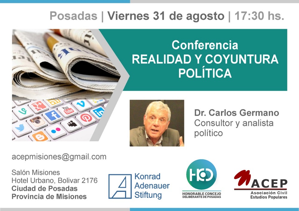 Conferencia sobre “Realidad y Coyuntura Política”