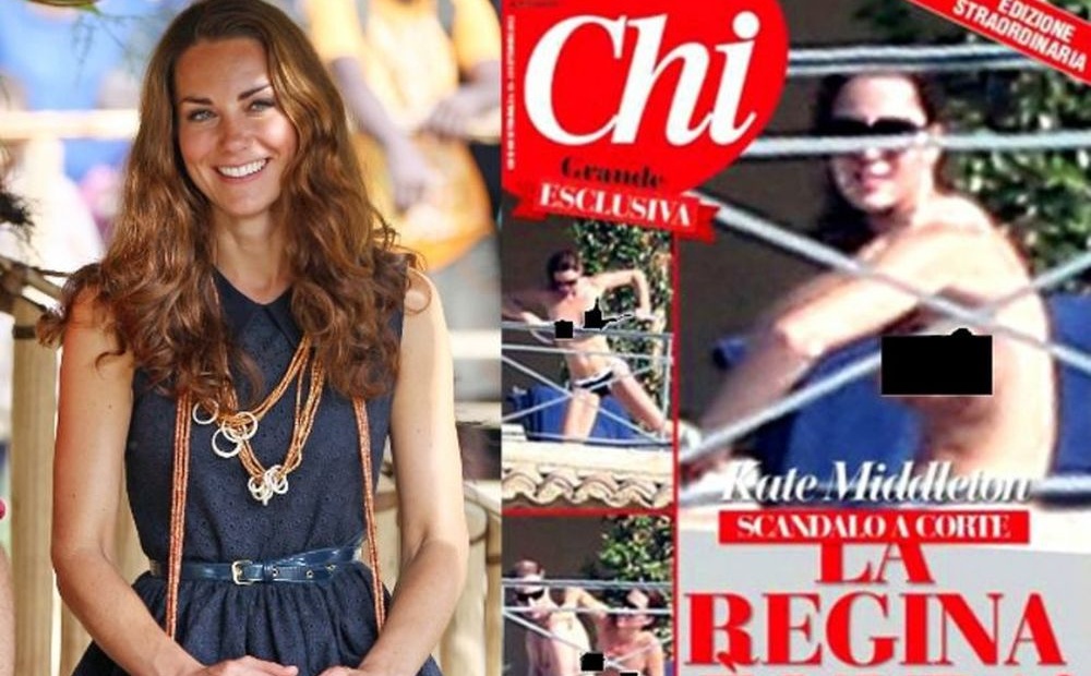 Confirman multa a revista francesa por fotos en toples de Kate Middleton