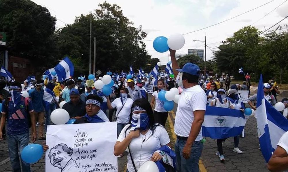 Nicaragua: miles protestan contra Ortega y por la liberación de detenidos
