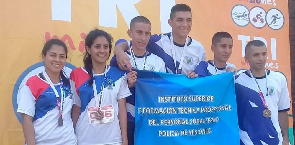 Duatlón: cadetes de la Policía se destacaron en Concepción