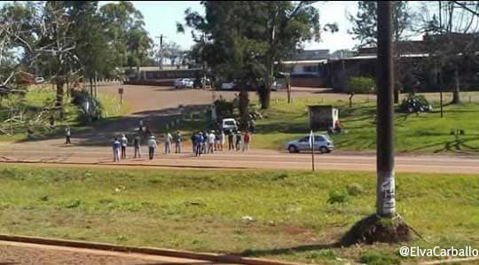 Cortan la ruta 14 en Aristóbulo del Valle
