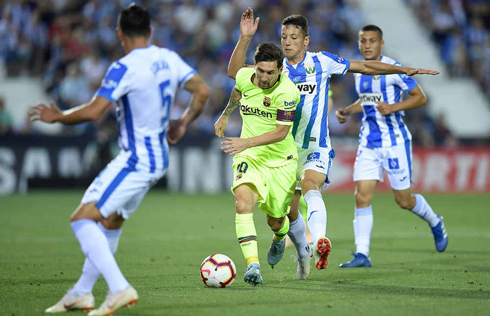Histórica derrota del Barça en su visita al Leganés