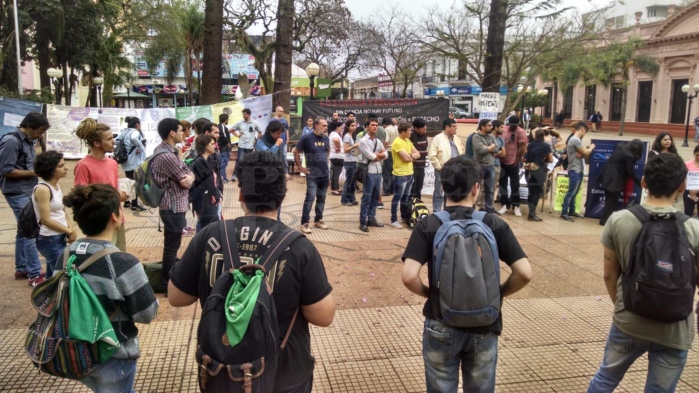 El paro de CONADU Histórica en la UNaM no se sintió