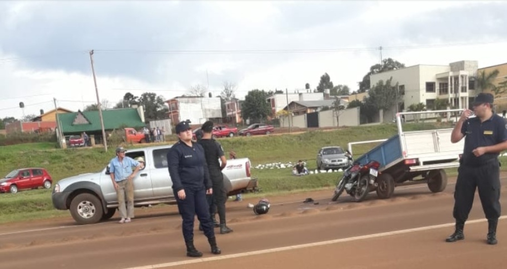 Motociclista perdió la vida en San Vicente