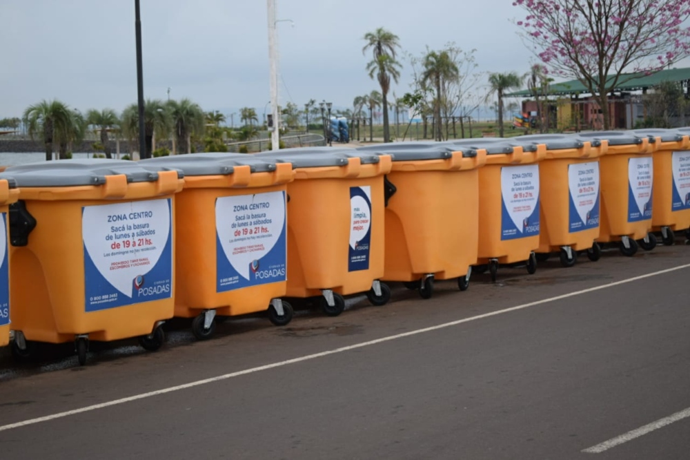 100 nuevos contenedores para Posadas