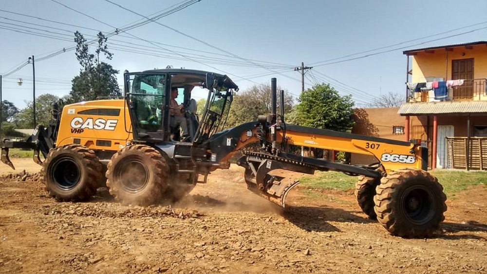 Realizan arreglos sobre la avenida  Pueyrredón