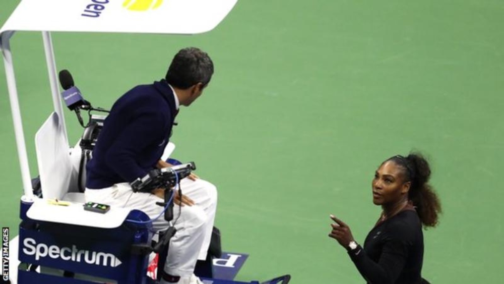 Serena Williams perdió el control frente a Osaka
