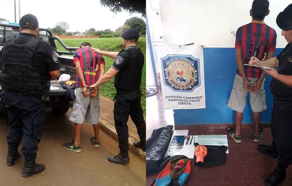 Robó, creyó que se salió con la suya, pero no contó con las cámaras