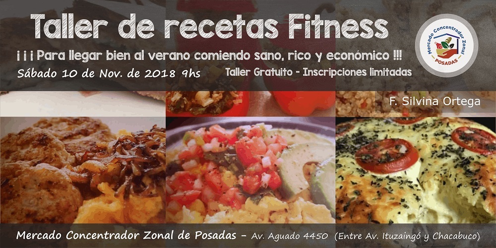 Taller de “Recetas Fitness” en el Mercado Concentrador