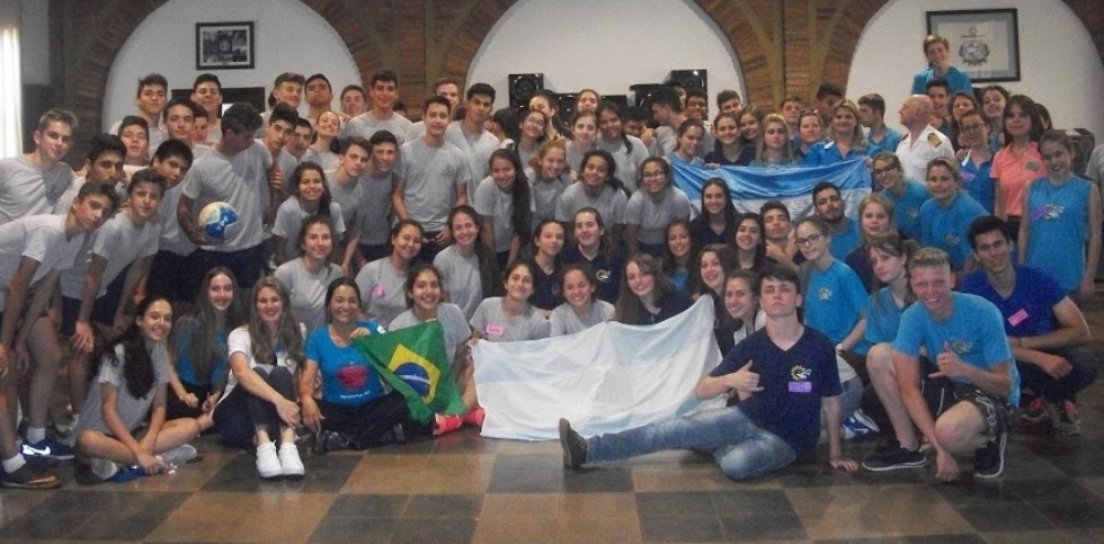 Escuela de Brasil visitó por segunda vez el Liceo Storni