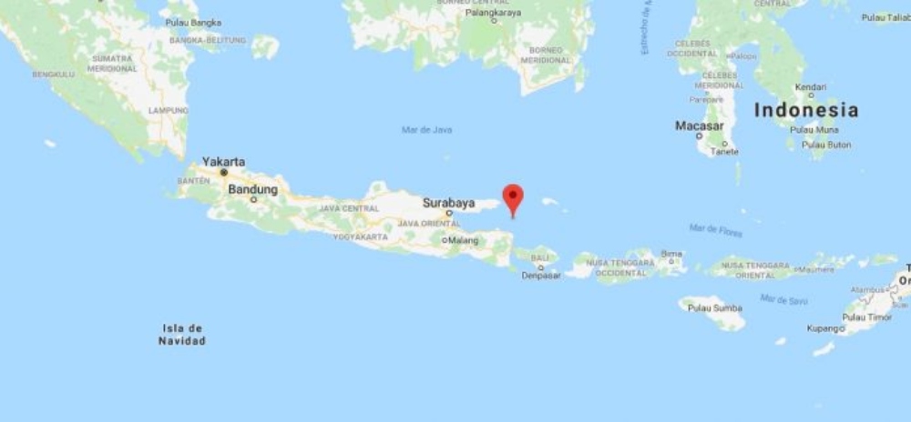 Sismo sacude las islas indonesias de Java y Bali