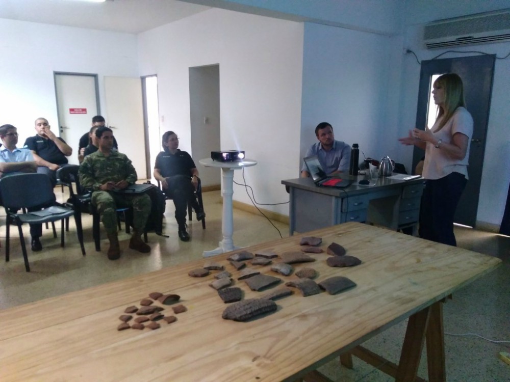 Capacitaron a fuerzas de seguridad sobre patrimonio histórico y cultural