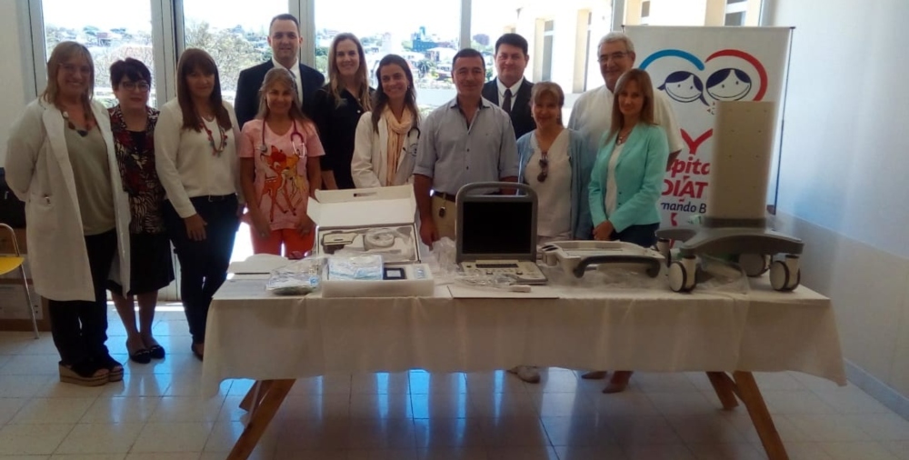 Hospital de Pediatría recibió un equipo de ecografía portátil