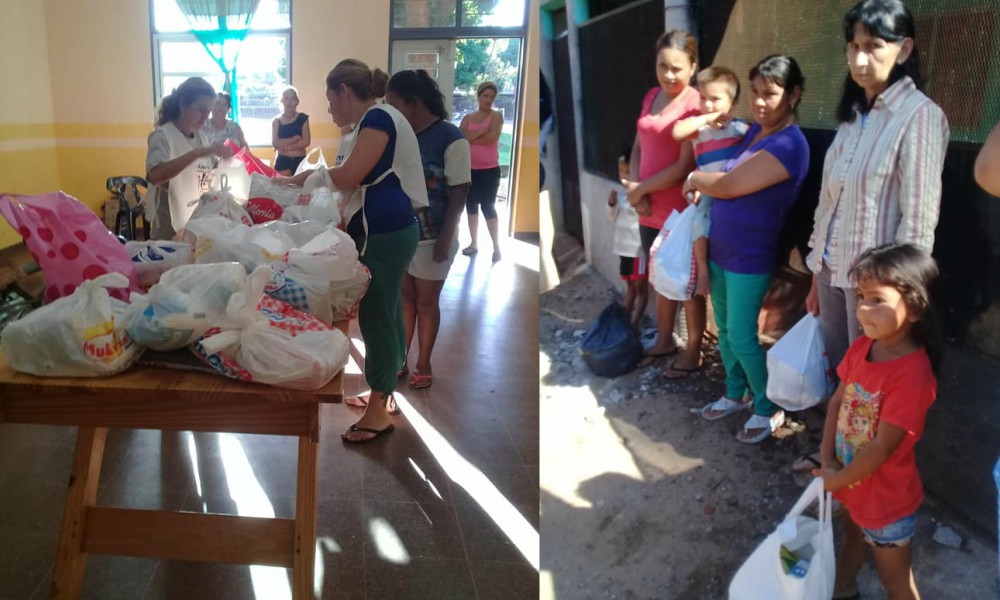 Entregaron donaciones a damnificados por las inundaciones