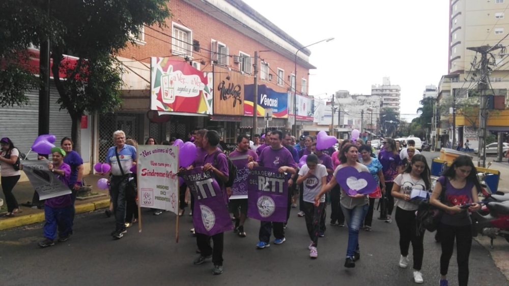 Caminata para concientizar sobre el síndrome de Rett