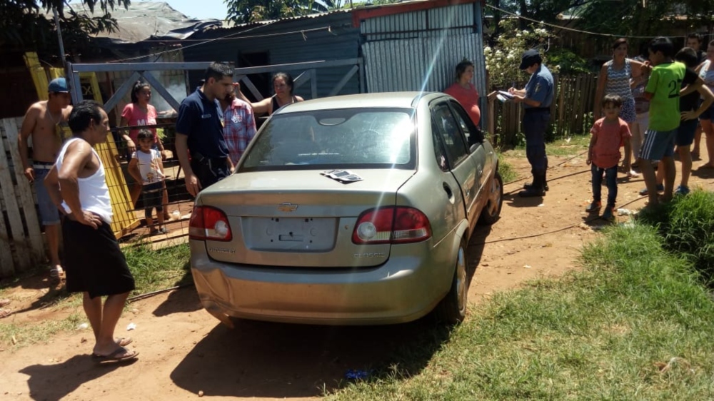 Roban auto en Oberá  y lo chocan en la A 3-2