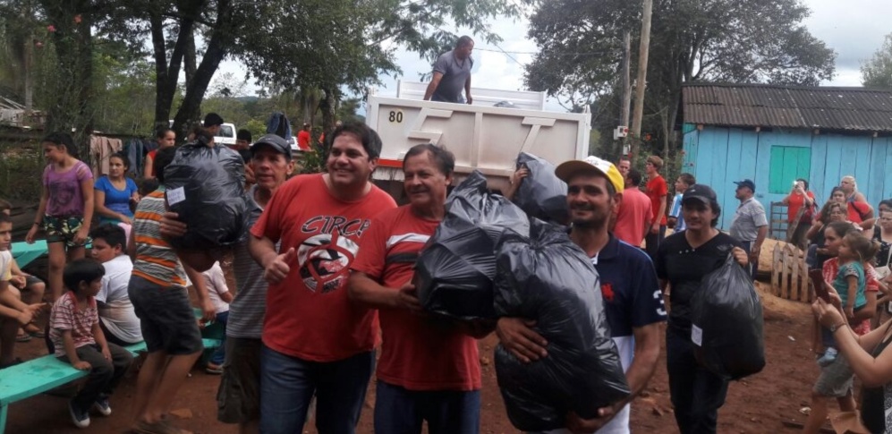 Esta es la segunda vez en el año: en marzo estuvieron en la localidad de San Pedro.