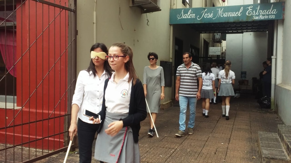 En Posadas conmemoraron el Día Mundial del Bastón Blanco