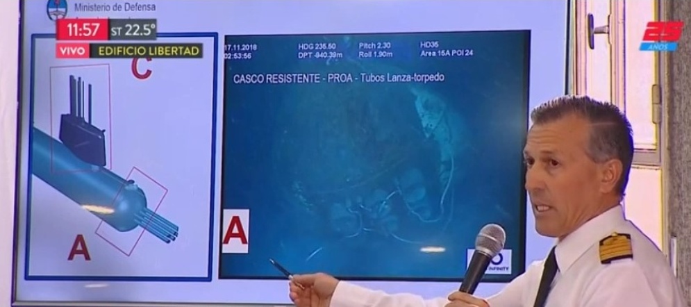 ARA San Juan: La Armada dio a conocer tres fotografías