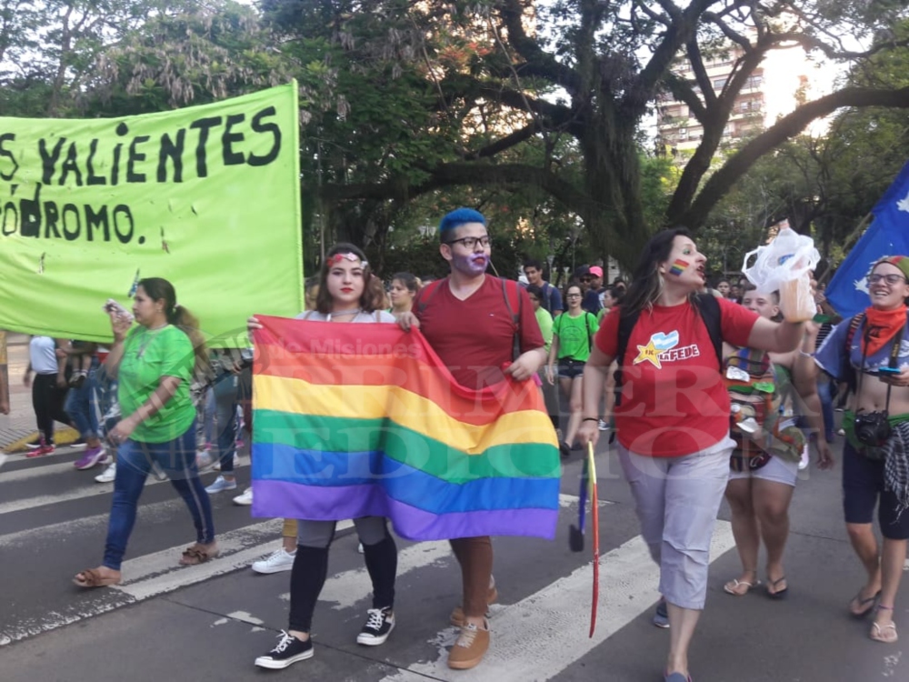 Se realizó la marcha por el Orgullo TLGBIQ+ en Posadas