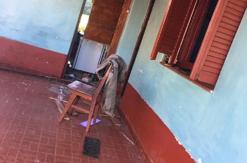 Escape de gas por poco no le voló la casa