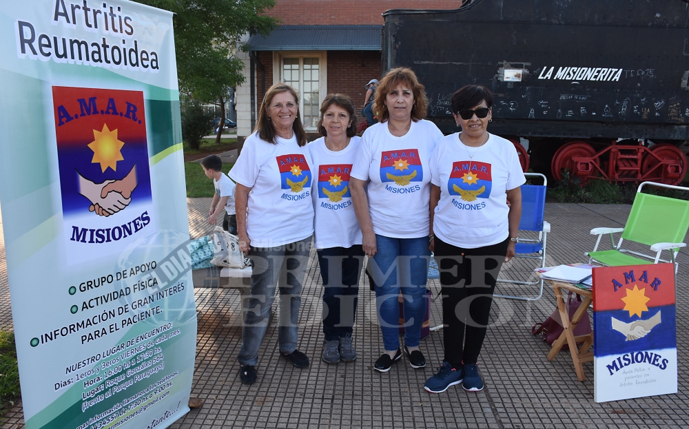 Concientización sobre artitris reumatoidea en la costanera posadeña