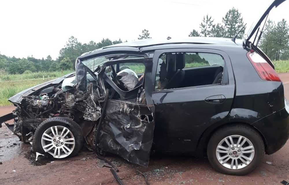 Mujer muere en choque en la ruta 17