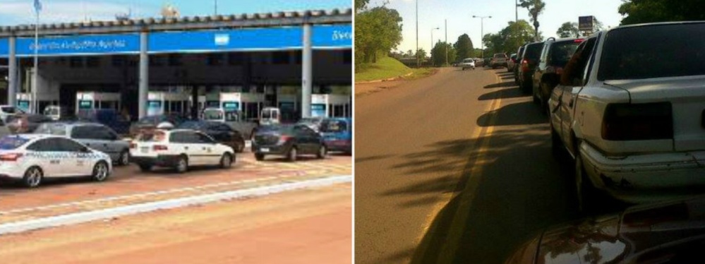 Por los feriados, se duplicó el paso por el puente Tancredo Neves