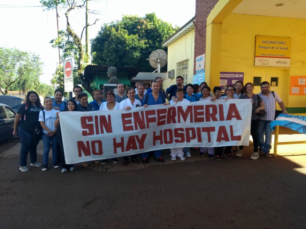 Se siente fuerte el paro de trabajadores de salud en la provincia