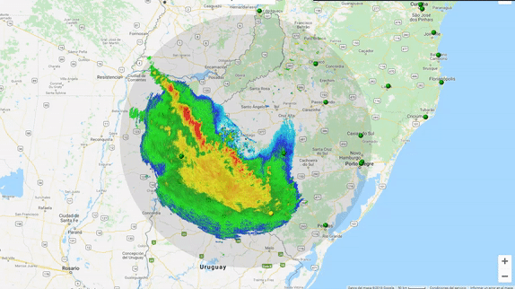 Alerta Naranja por lluvias y tormentas fuertes
