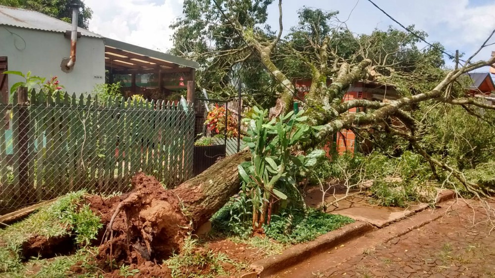 El viento también provocó daños en Puerto Rico