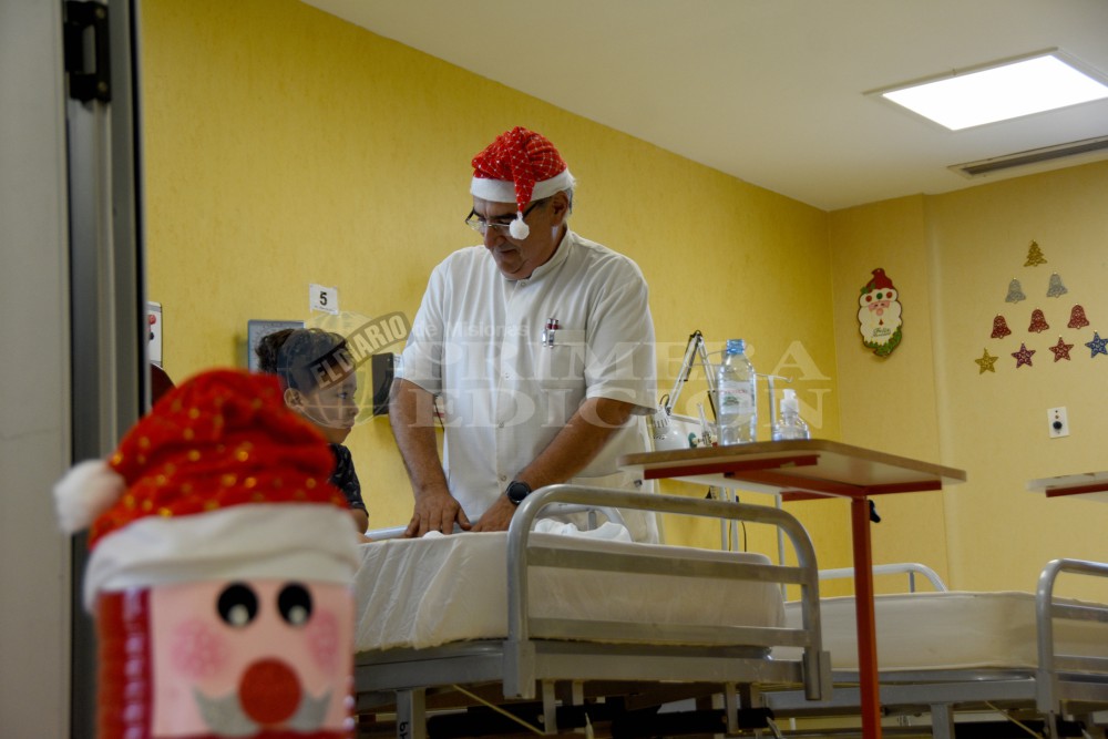 Ya se respira clima navideño en Pediatría
