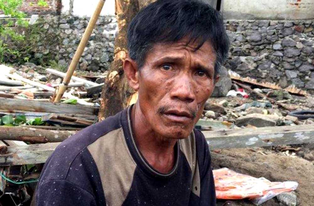 Durante el tsunami tuvo que elegir salvar a su mujer o a su madre y su hijo